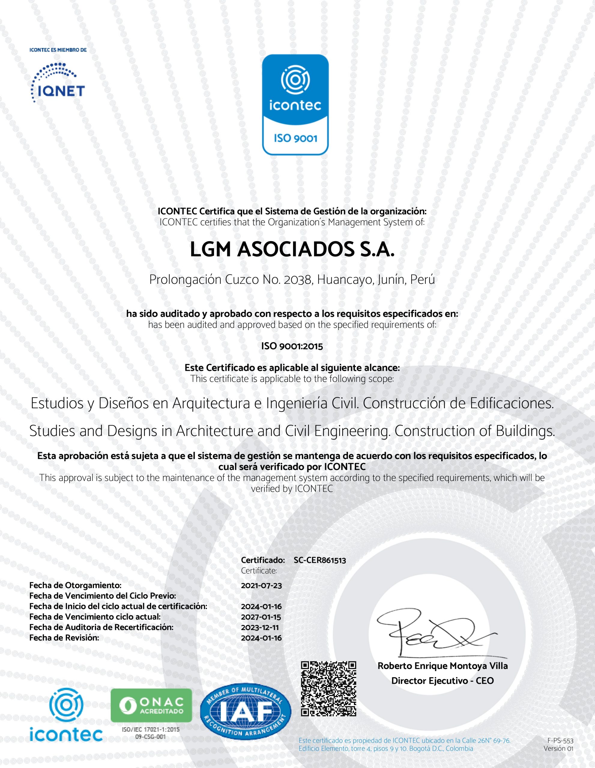 ICONTEC - ISO 9001